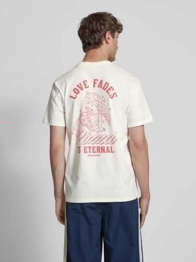 Dedicated T-Shirt mit Rundhalsausschnitt Modell 'Eternal Pizza' Offwhite 5