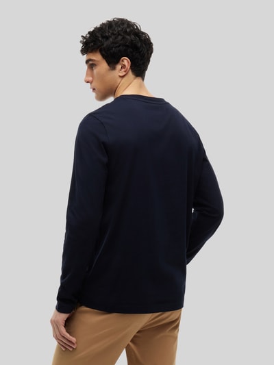 Tommy Hilfiger Bluzka z długim rękawem o kroju regular fit z czystej bawełny Granatowy 5