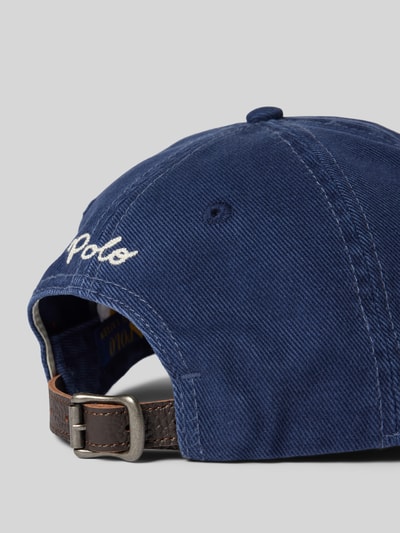 Polo Ralph Lauren Basecap mit Label-Stitching Marine 3