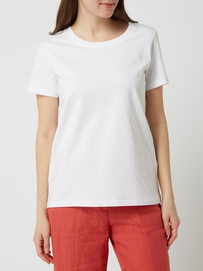 Fransa T-Shirt mit Stretch-Anteil Modell 'Zashoulder' Weiss 4