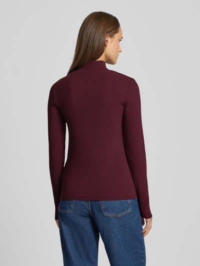 G-Star Raw Bluzka z długim rękawem ze stójką Bordowy 5