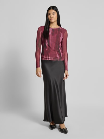 B.Young Shirt met lange mouwen en ronde hals, model 'Paloma' Lichtgrijs - 1