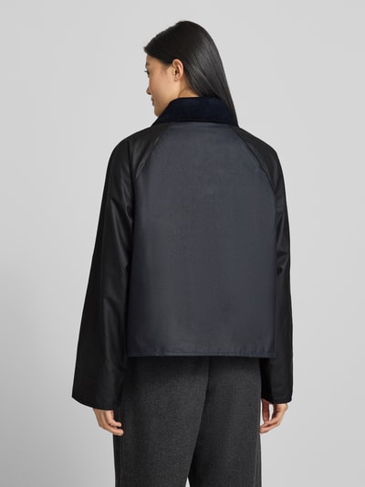 Barbour Regular Fit Wachsjacke aus reiner Baumwolle Modell 'KEARTON' Dunkelblau 5