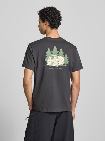 The North Face T-Shirt mit Label-Print und Rundhalsausschnitt Anthrazit 5