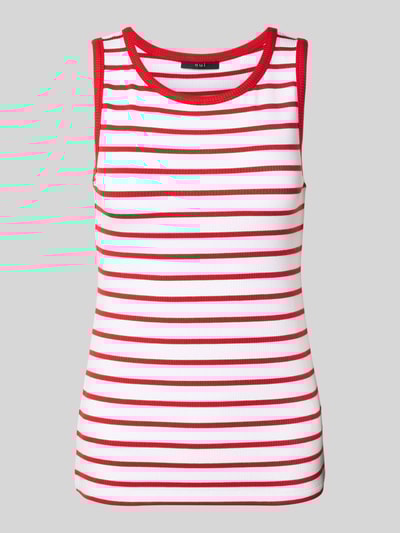 Oui Tanktop mit Rundhalsausschnitt Hellrot 2