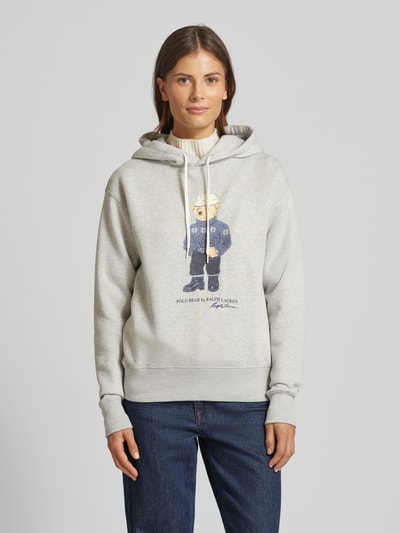 Polo Ralph Lauren Sweatshirt mit Kapuze Hellgrau 4