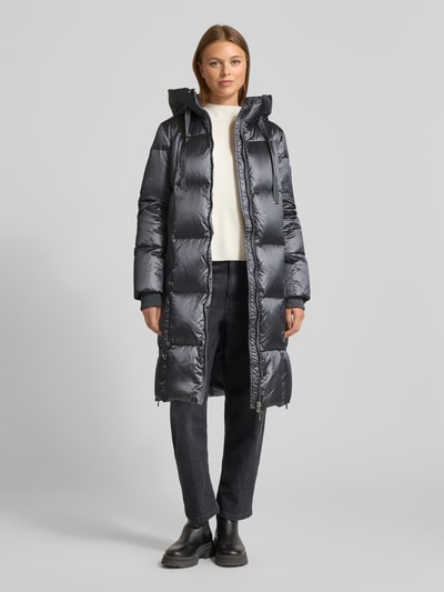 MOS MOSH Płaszcz pikowany ze stójką model ‘NOVA’ Ciemnoszary 1