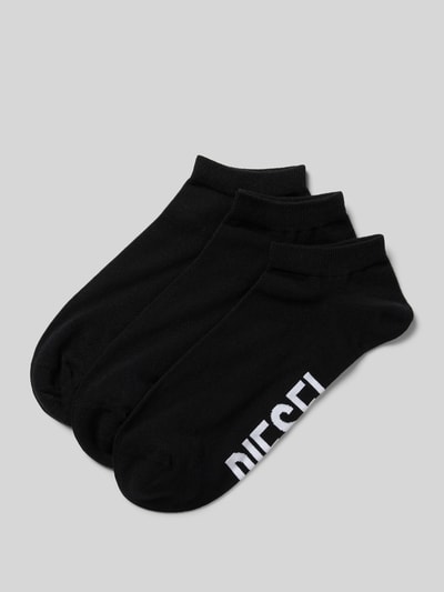 Diesel Socken mit Label-Print im 3er-Pack Black 1