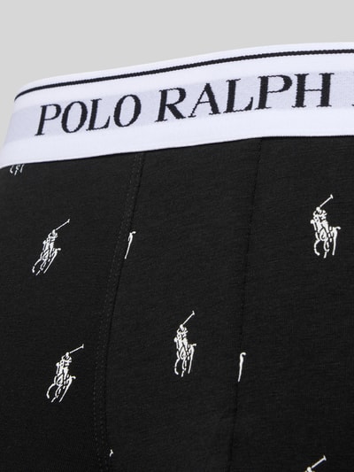 Produktfoto, Skinny Fit Trunks aus Baumwoll-Mix im 5er-Pack von Polo Ralph Lauren Underwear, Optik: Unifarben, Label-Schriftzug, Bundabschluss: elastisch, Materialverarbeitung: Stretch