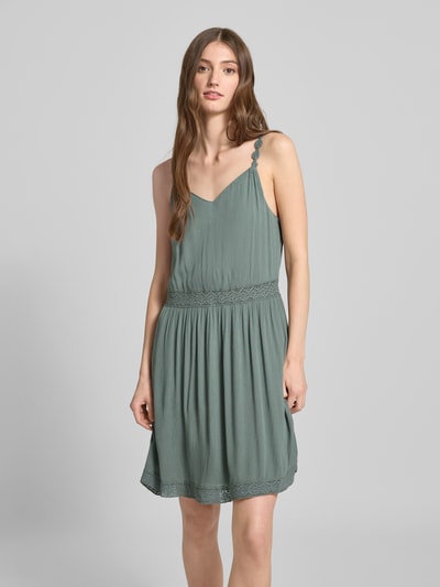 Only Tailliertes Minikleid aus reiner Viskose Modell 'KARMEN' Schilf 4