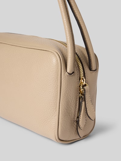 Abro Schoudertas met logo-applicatie, model 'Amira' Taupe - 3