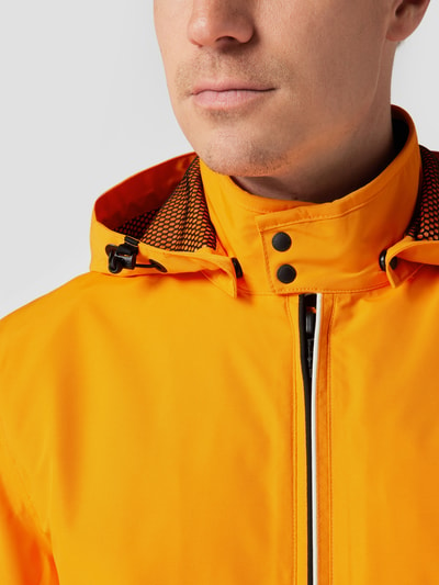 Wellensteyn Funktionsjacke mit Kontraststreifen Modell 'COLLEGE' Orange 7