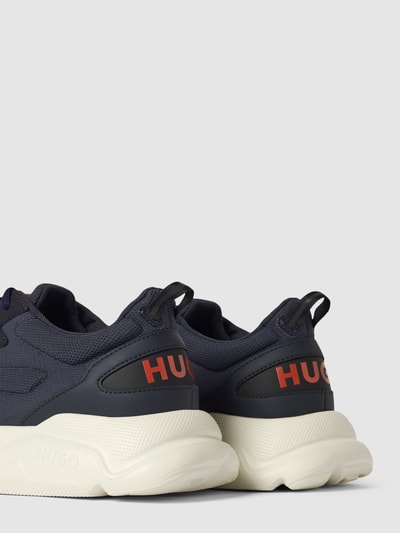 HUGO Sneaker mit kontrastiven Label-Details Modell 'Leon' Dunkelblau 3