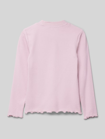 s.Oliver RED LABEL Longsleeve mit Label-Detail Rosa 3