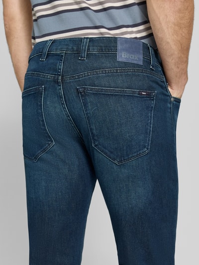 Brax Relaxed Fit Jeans aus Baumwoll-Mix Modell 'Clint' Dunkelblau 3