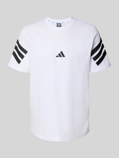 adidas Sportswear T-Shirt mit Logo und Rundhalsausschnitt Weiss 2