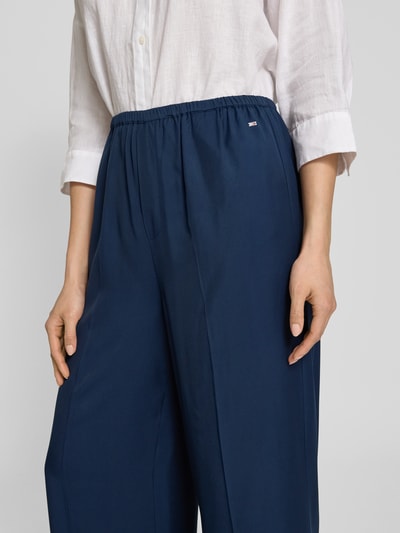 Tommy Hilfiger Loose fit pull-on broek van pure viscose Marineblauw - 3