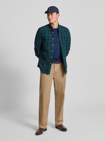 Polo Ralph Lauren T-shirt met logostitching Marineblauw gemêleerd - 1