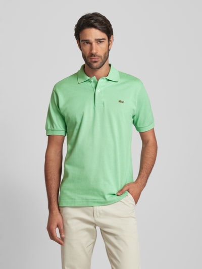 Lacoste Koszulka polo o kroju regular fit z naszywką z logo model ‘CORE PIQUE’ Jabłkowozielony 4