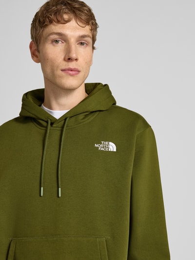 The North Face Bluza z kapturem z wyhaftowanym logo Oliwkowy 3