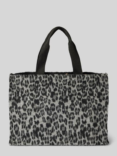 Liu Jo White Tote Bag mit Label-Detail Black 4