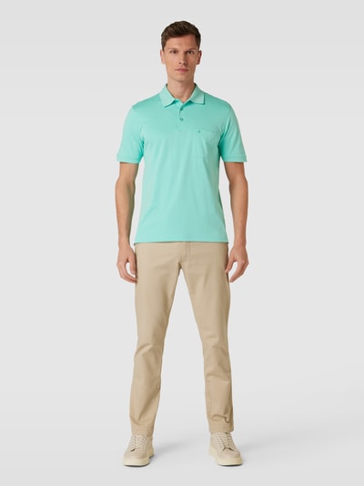 RAGMAN Poloshirt met borstzak Mintgroen - 1