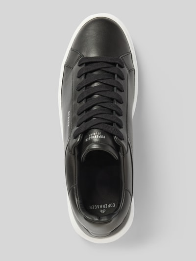 Copenhagen Ledersneaker mit Label-Print Black 3