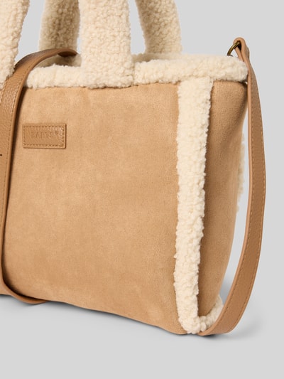 Barts Handbag mit Logo-Patch Modell 'Aedey' Hellbraun 3
