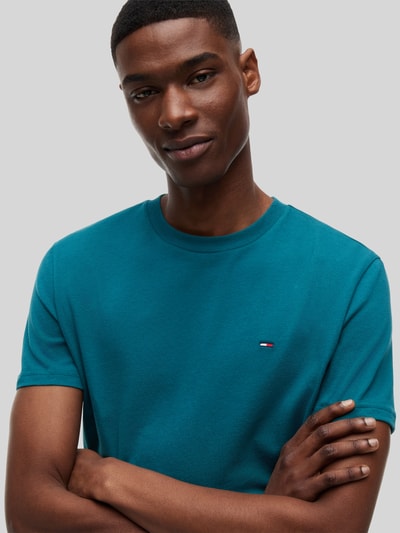 Tommy Jeans T-shirty o kroju slim fit z czystej bawełny w zestawie 2 szt. Petrol 3