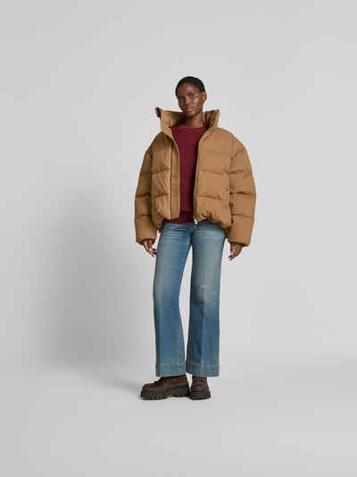 Dsquared2 Steppjacke mit gefüttertem Stehkragen Camel 1