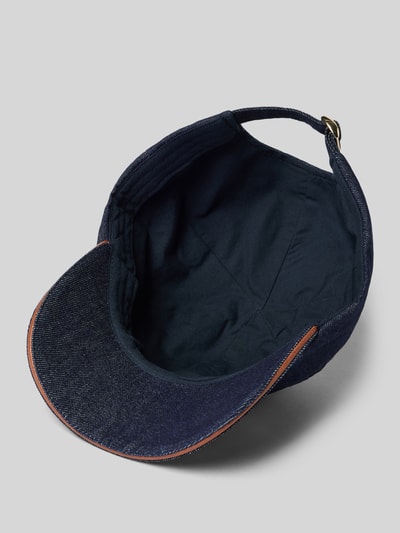 BOSS Basecap aus reiner Baumwolle Modell 'ARI-D-FL' Jeansblau 2