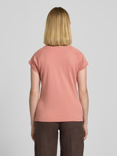 JAKE*S STUDIO WOMAN T-shirt z prążkowanym okrągłym dekoltem Brudnoróżowy 5