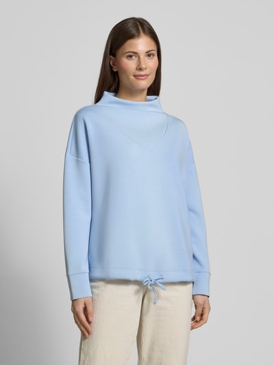 Christian Berg Woman Sweatshirt mit Turtleneck Bleu 4