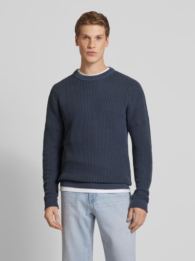 Jack & Jones Strickpullover mit Rundhalsausschnitt Marine 4