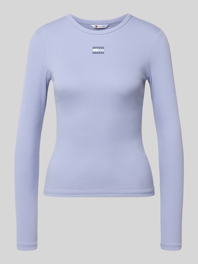 Tommy Jeans Slim fit shirt met lange mouwen van katoenmix Lavendel - 2