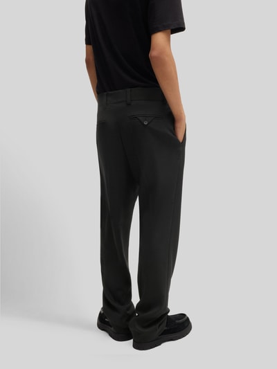 HUGO Regular Fit Anzughose mit Bügelfalten Modell 'FLIPS251X' Black 5