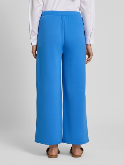 Vila Wide leg stoffen broek met steekzakken, model 'SIFFI' Koningsblauw - 5