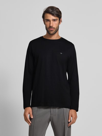 Fynch-Hatton Strickpullover mit Logo-Detail Black 4