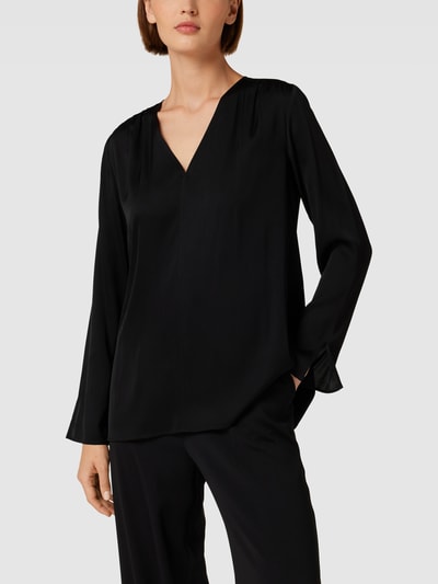 BOSS Blouse met deelnaad, model 'lore' Zwart - 4