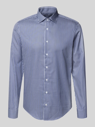 SEIDENSTICKER Koszula casualowa o kroju regular fit z kołnierzykiem typu kent model ‘New’ Granatowy 2