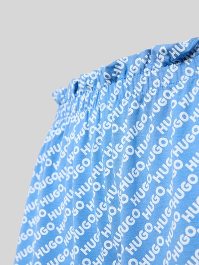 HUGO Korte pyjamabroek met elastische band, model 'NIKKA' Blauw - 2