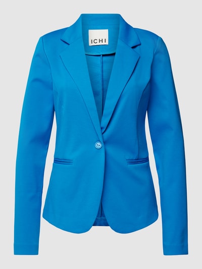 ICHI Blazer mit regulärem Schnitt und Reverskragen Blau 2