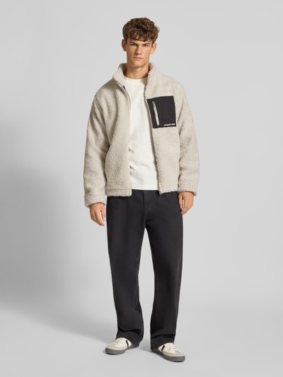 Jack & Jones Jas met opstaande kraag Lichtgrijs - 1