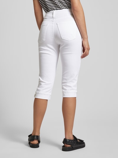 Raphaela By Brax Jeansy capri o kroju slim fit z wpuszczanymi kieszeniami model ‘Laura’ Biały 5