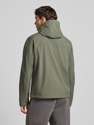 Superdry Softshell-jack met ritszakken Metallic groen - 5