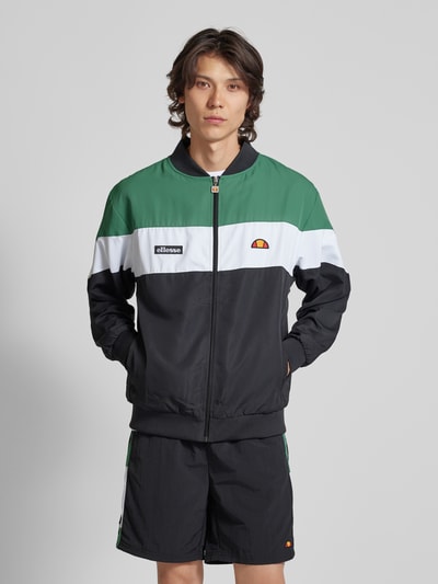 Ellesse Trainingsjacke mit Logo- und Label-Badge Modell 'BROLO' Black 4