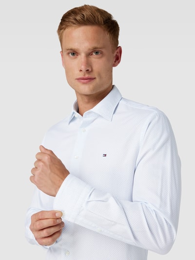 Tommy Hilfiger Regular fit zakelijk overhemd met kentkraag Bleu - 3