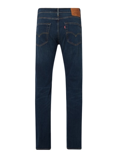 Levi's® Regular Tapered Fit Jeans mit Stretch-Anteil Modell '502' Dunkelblau 3