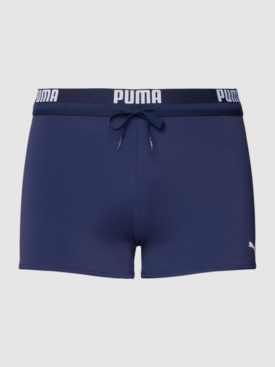 Puma Trunks mit Logo-Bund Marine 2