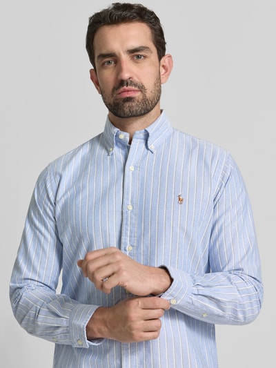 Polo Ralph Lauren Vrijetijdsoverhemd met knoopsluiting Bleu - 3